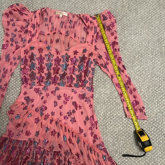 LoveShackFancy Pink and Purple Star Dress - Picture 9 of 9